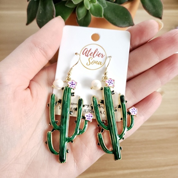 Atelier Sona Jewelry - Blooming Cactus Earrings